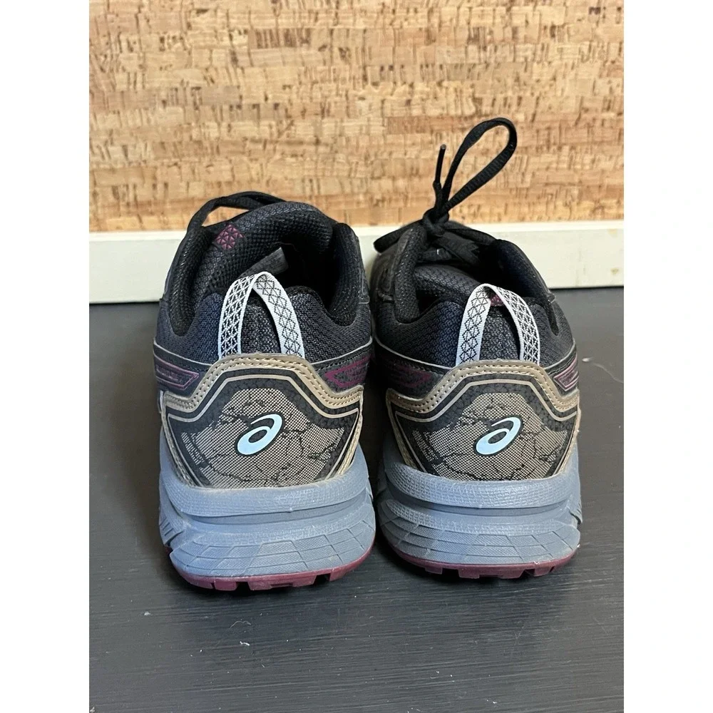 Asics Gel Venture 7 Women 10 Trail Running Shoes Graphite‎  Grey/Dried Berry